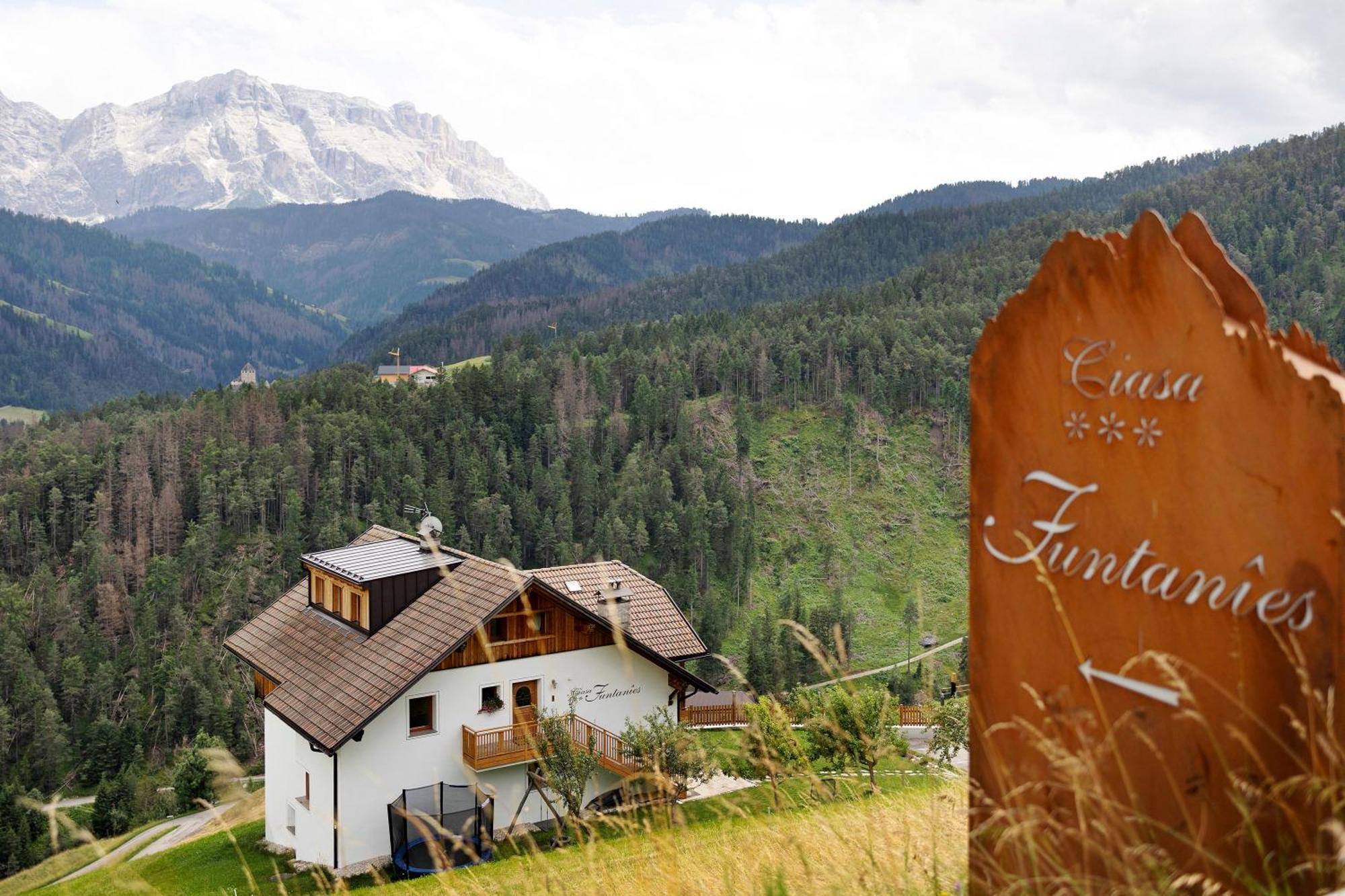 Ferienwohnung Ciasa Funtanies Puetia Sankt Martin in Thurn Exterior foto